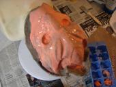 Female turian faceplate mold