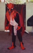 1996 Red Dragon Costume - Wings Folded