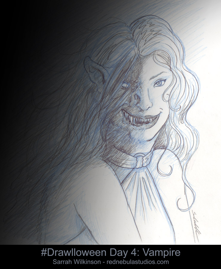 Drawlloween 2015 Day 4: Vampire