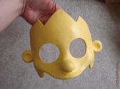 Painted Bart Simpson mask