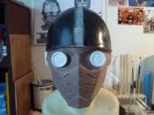 Star-Lord face mask and helm in progress