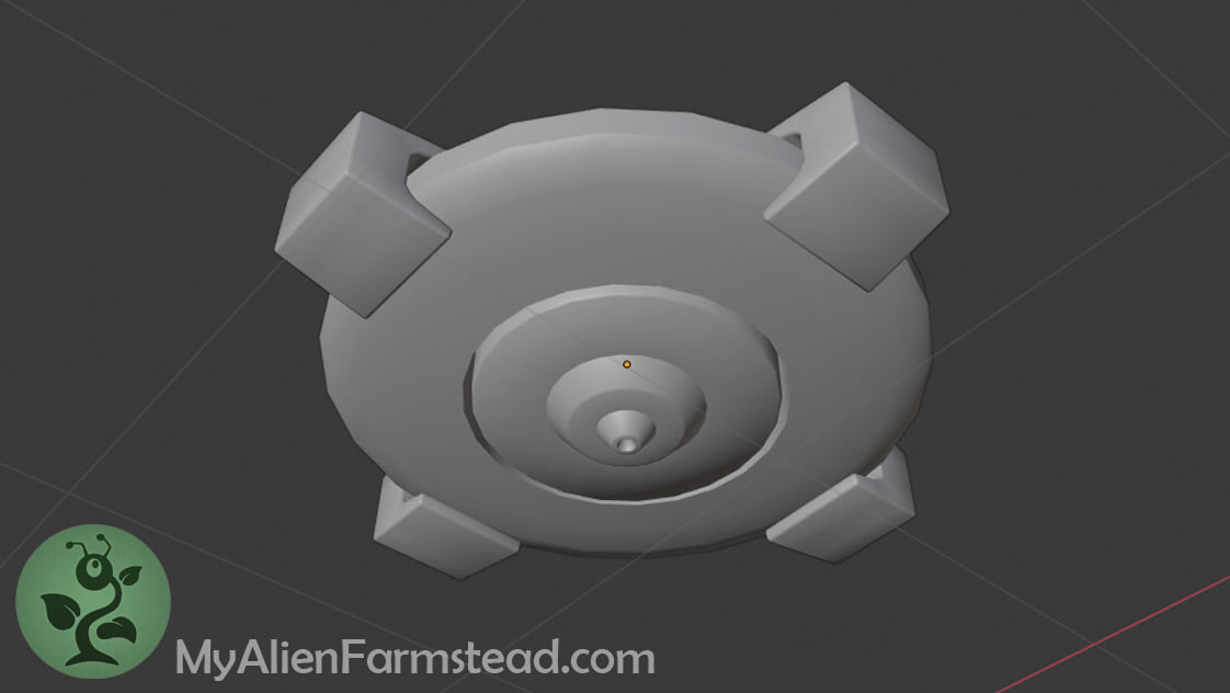 My Alien Farmstead Drone Model