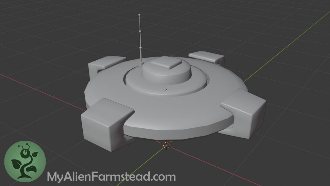 My Alien Farmstead Drone Model