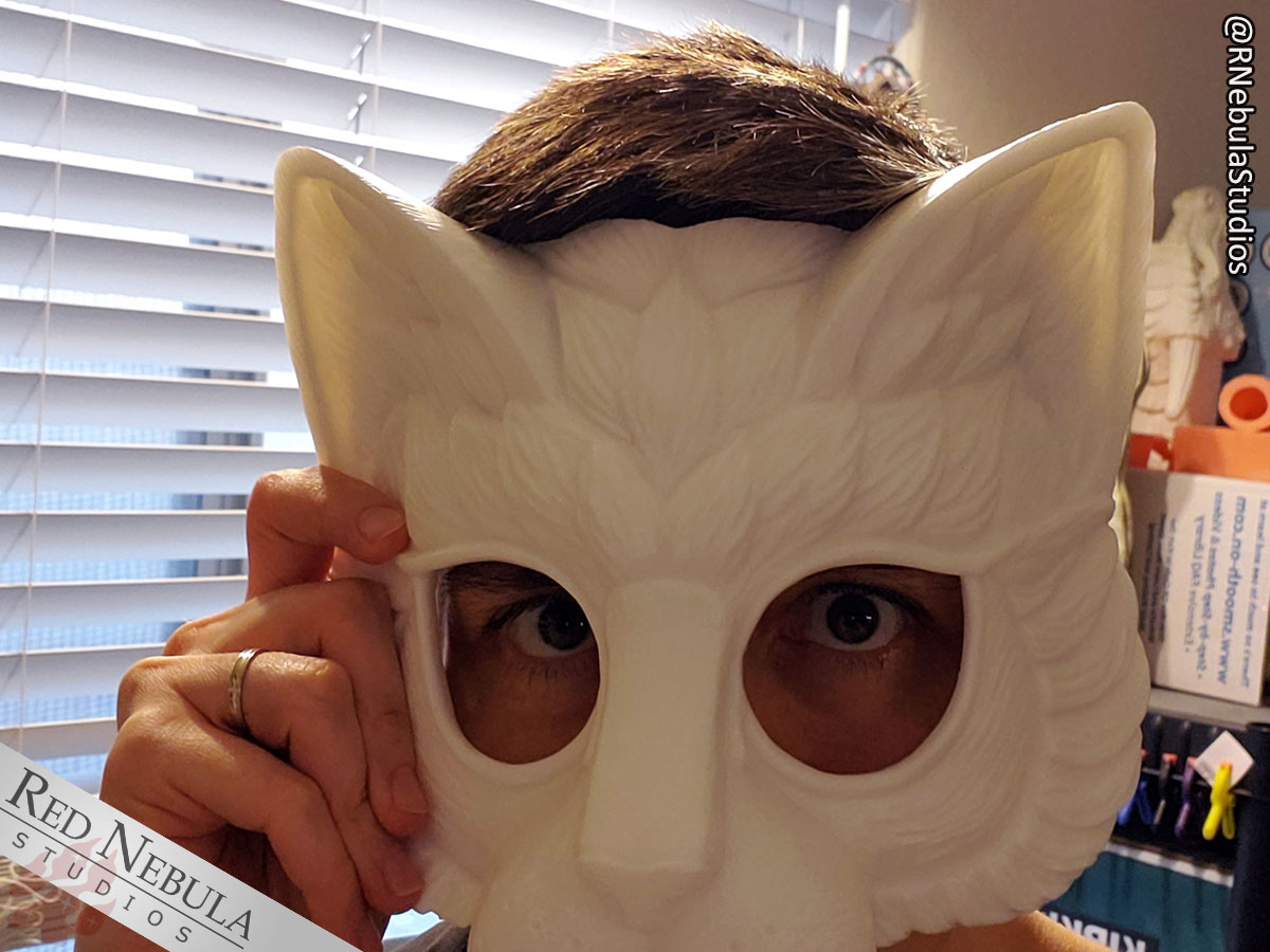 Two More Matrix Molds - Wolf and Cat Masks, Costuming