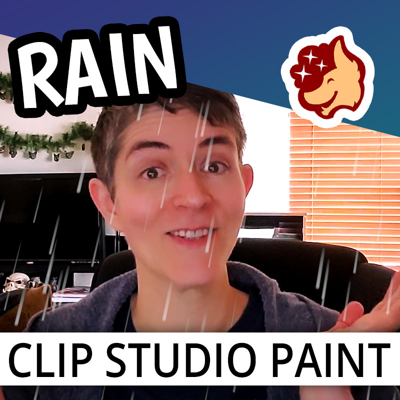 Looping Rain Animation - Clip Studio Paint Tutorial (Video) | Artwork ...